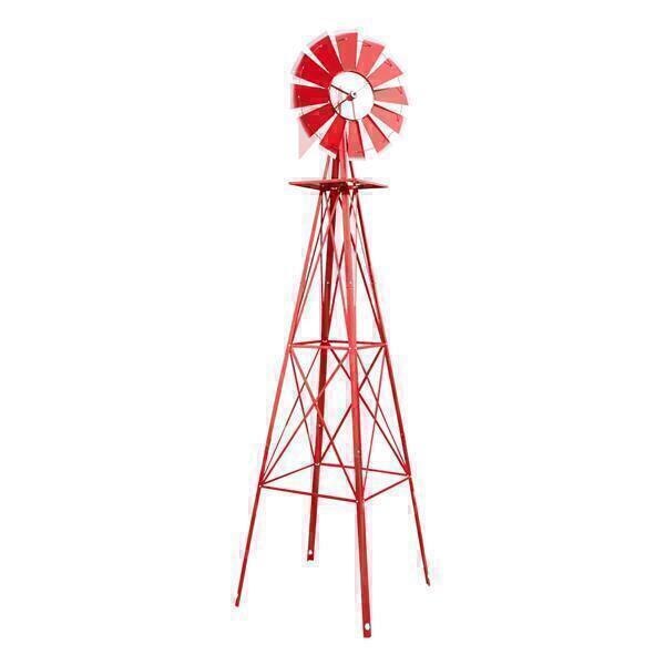 red yard windmill